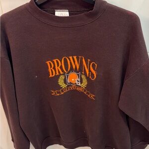 Vintage Cleveland Browns Logo 7 Sweatshirt